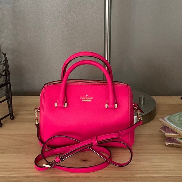 Kate Spade Handbag NWOT Confetti Pink Leather Bag - Picture 4 of 5